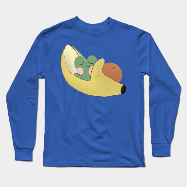 Sleep tight froggo Long Sleeve T-Shirt by AmyNewBlue